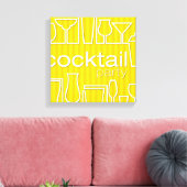 Toile Cocktail jaune (Insitu(Salon))