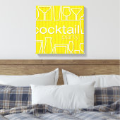Toile Cocktail jaune (Insitu(Chambre))
