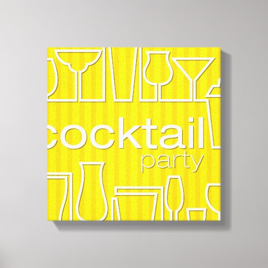 Toile Cocktail jaune (Recto)