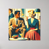 Toile Cocktail Party Couples Shared Attraction (Recto)