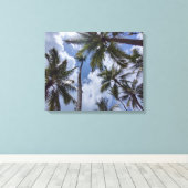 Toile COCO PALMS #2 SUR CANVAS 20 "x 16" (Insitu (Plancher de Bois))