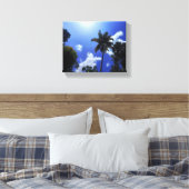 Toile Cocotier et ciel (Insitu(Chambre))