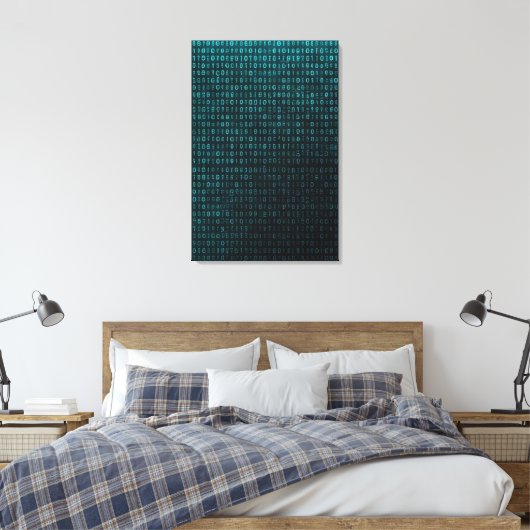 Toile Code de l'existence (Insitu(Chambre))