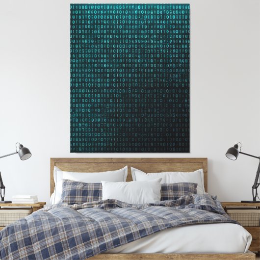 Toile Code de l'existence (Insitu(Chambre))