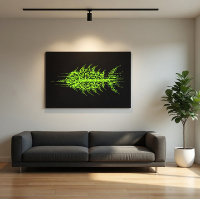 Code de pixel de bogue Poisson décoration murale