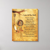 Toile Code du chasseur de loups (Recto)