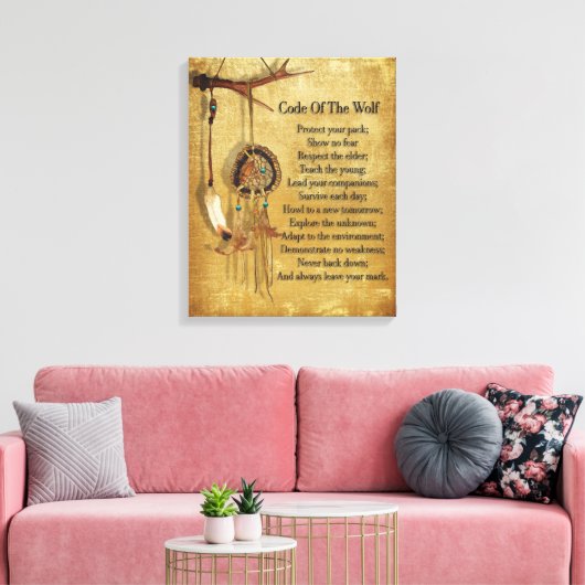Toile Code du chasseur de loups (Insitu(Salon))