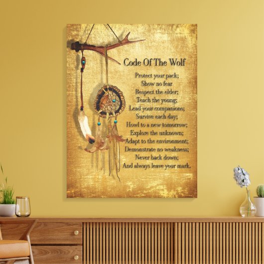 Toile Code du chasseur de loups (Insitu(Salon))