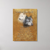 Toile Code du loup (Recto)