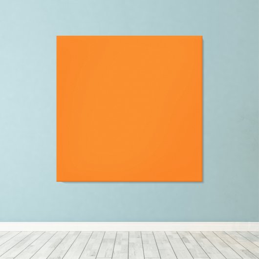 Toile Code hexadécimal citrouille FF7518 (Insitu (Plancher de Bois))