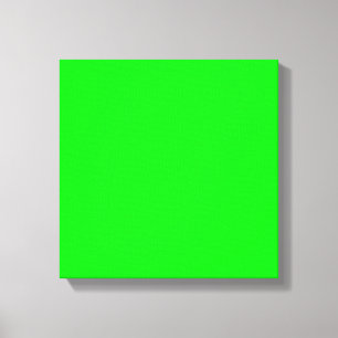 Toile Code hexadécimal vert néon 00FF00