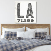 Toile Code Postal Rustique de Ferme de Louisiane (Insitu(Chambre))