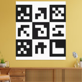 Toile code qr (Insitu(Salon))