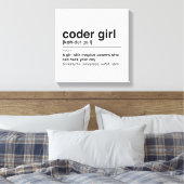 Toile Coder girl (Insitu(Chambre))