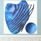 Toile Coeur bleu (Insitu (Plancher de Bois))