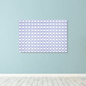 Toile Coeur bleu saphir (Insitu (Plancher de Bois))