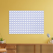 Toile Coeur bleu saphir (Insitu(Salon))