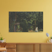 Toile Coeur d'Alene, ID - Vue du parc de la ville (Insitu(Salon))