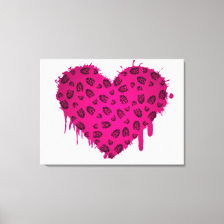 Toile coeur d'amorce