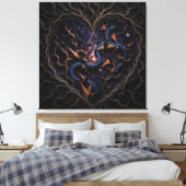 Toile Cœur de forêt spatial (Insitu(Chambre))