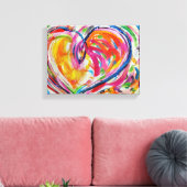 Toile Coeur de la joie Peinture Canvas Art Imprimer (Insitu(Salon))