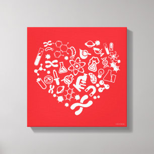 Toile Coeur de l'espace et de la Science