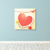 Toile Coeur de papier (Insitu (Plancher de Bois))