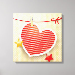 Toile Coeur de papier