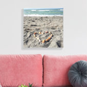 Toile Coeur des coquilles (Insitu(Salon))