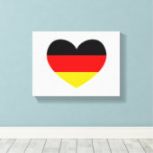 Toile Coeur du drapeau allemand (Insitu (Plancher de Bois))