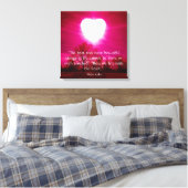 Toile Coeur en feu (Insitu(Chambre))