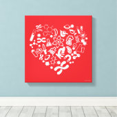 Toile Coeur Espace Et Science (Insitu (Plancher de Bois))