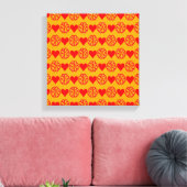 Toile Coeur et esprit (Insitu(Salon))