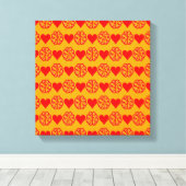 Toile Coeur et esprit (Insitu (Plancher de Bois))