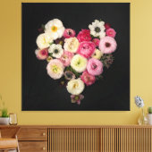 Toile Coeur florissant (Insitu(Salon))