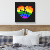 Toile Coeur gay (Insitu(Chambre))