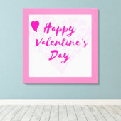 TOILE COEUR "HEUREUSE SAINTE-VALENTIN" (Insitu (Plancher de Bois))