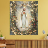 Toile Coeur immaculé de Marie, Vierge Marie (Insitu(Salon))