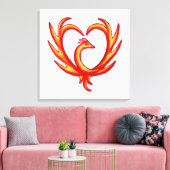 Toile Coeur Phoenix (Insitu(Salon))