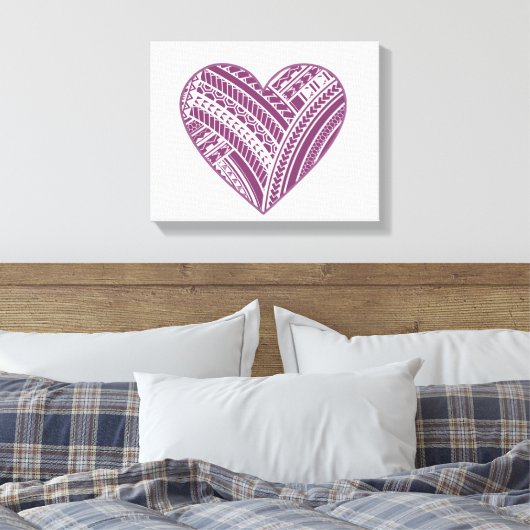 Toile Coeur polynésien (Insitu(Chambre))