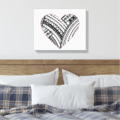 Toile Coeur polynésien (Insitu(Chambre))