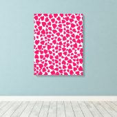 Toile Coeur poster de animal 2014 (Insitu (Plancher de Bois))