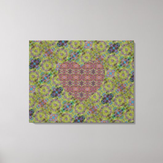 Toile Coeur Rose Negba Encore (Recto)