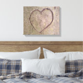 Toile Coeur sculpté dans un arbre (Insitu(Chambre))