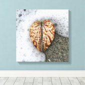 Toile Coeur sur la plage (Insitu (Plancher de Bois))
