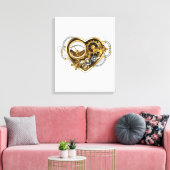 Toile Coeur vapeur avec un manomètre (Insitu(Salon))