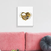 Toile Coeur vapeur avec un manomètre (Insitu(Salon))