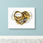 Toile Coeur vapeur avec un manomètre (Insitu (Plancher de Bois))