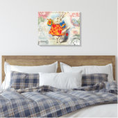 Toile Cœurs de Lapin Blanc Alice Classique (Insitu(Chambre))