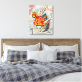 Toile Cœurs de Lapin Blanc Alice Classique (Insitu(Chambre))